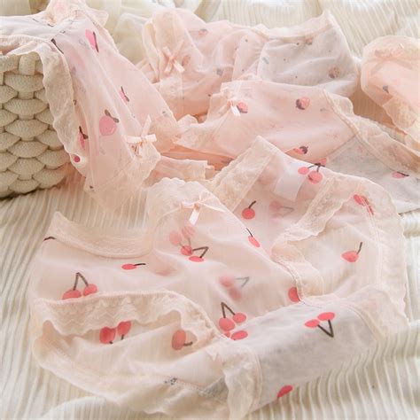 New Lace Underwear Female Pure Desire Panties Sexy Mesh Briefs Fast Drying Transparent Lingerie