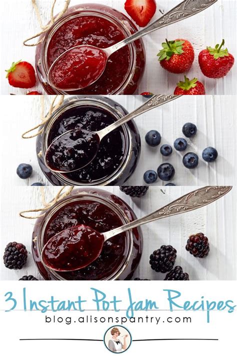 Instant Pot Blueberry Jam Simply Happy Foodie Artofit