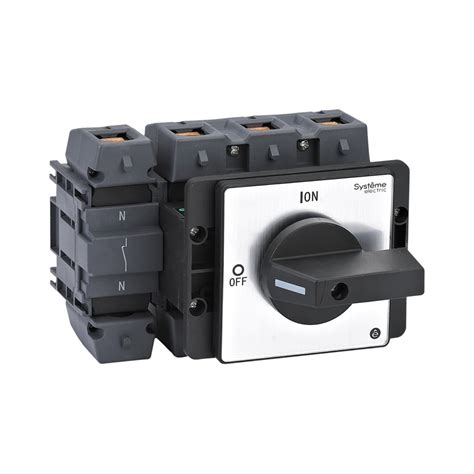 Выключатель разъединитель Systeme Electric 4P 175A IP20, с черной ...