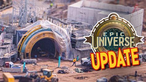 Epic Universe Construction Update How To Train Your Dragon Ride