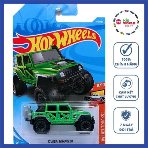 Xe mô hình Hot Wheels basic Bán tải Jeep Wrangler FJY Shopee Việt Nam