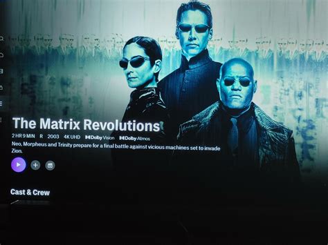 The Matrix Trilogy is now streaming in 4K UHD and Dolby Atmos : r/HBOMAX