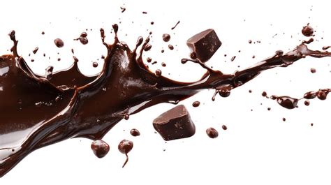 Chocolate Splash Premium Ai Generated Image
