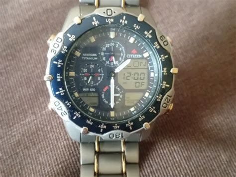 Citizen Promaster Navihawk Chronograph Titanium C300 Eur 27900 Picclick De