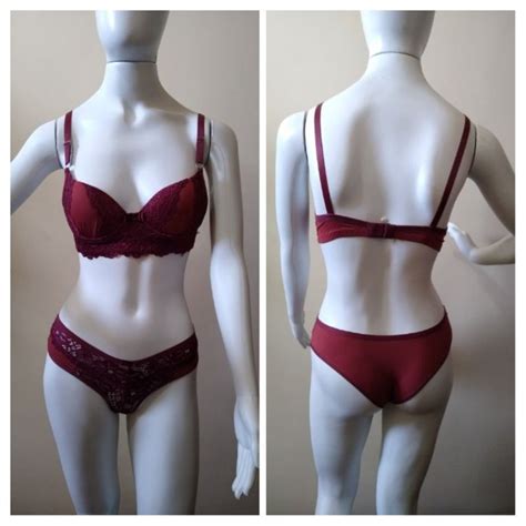 Conjunto Calcinha E Sutian Lingerie Feminina Detalhes Em Renda Suti