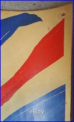 Sex Pistols God Save The Queen Mega Rare UK ORIGINAL Store Promo Poster Vinyl Records Sex