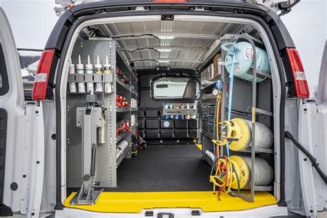 Hvac Work Vehicle Upfit Work Truck Customization Advanced Work Vans