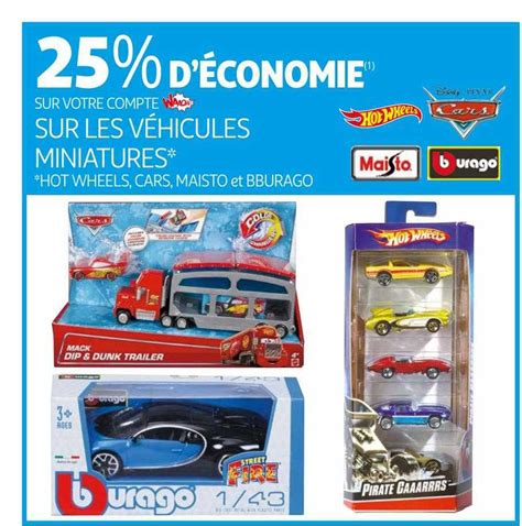 Promo Véhicules Miniatures Hot Wheels Cars Maisto Et Bburago chez Auchan iCatalogue fr