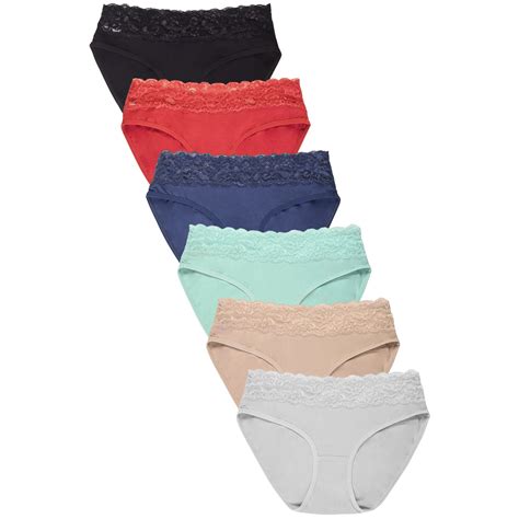 Frenzy Women S Essentials Pack Of Sofra Or Mamia Assorted Cotton Blend Stretch Bikini