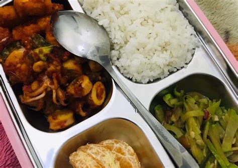 Resep makan malam untuk bekal : resep bekal makan siang  bekal suami oleh aulia cookpad