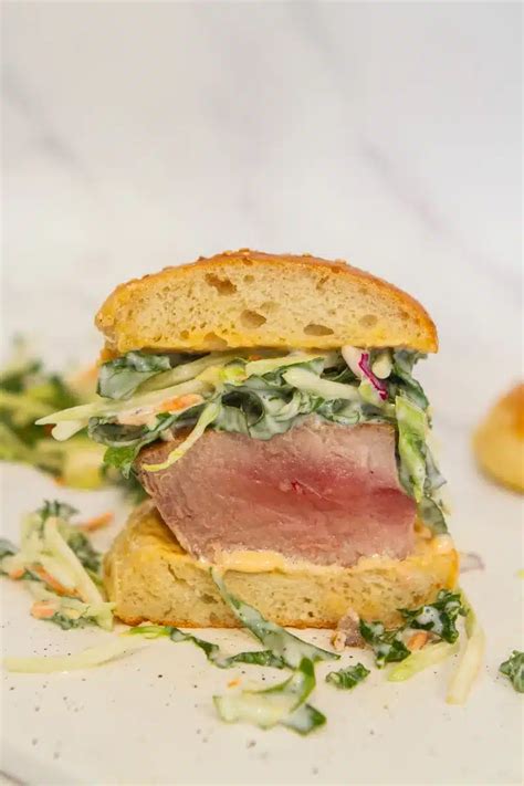 Ahi Tuna Burger Julies Apron