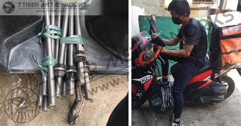 Hot Dip Galvanized High Tensile S45C Mat Full Thread Bolt 2 Nut 2 Washer Dia 20mm Total