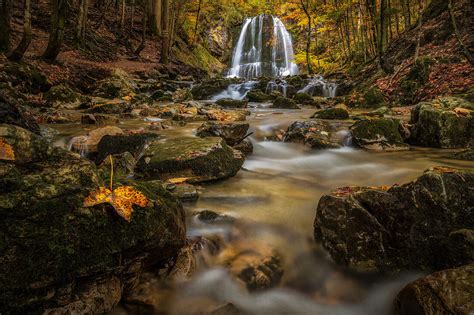 Josefstaler Wasserfälle im Oktober Bild kaufen 71342098