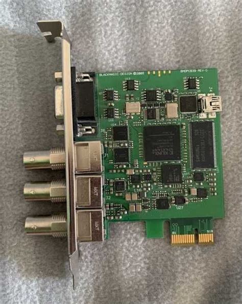 Карта захвата SDI Blackmagic decklink single | Festima.Ru - Мониторинг ...