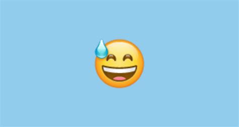 Cara Sonriendo Con Sudor Fr O Emoji On Whatsapp