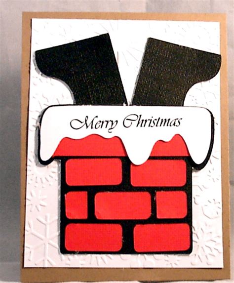 Santa Going Down The Chimney Preschool Christmas Christmas Crafts