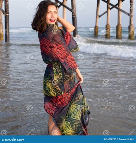 Modelo Del Bikini Imagen De Archivo Imagen De Felicidad