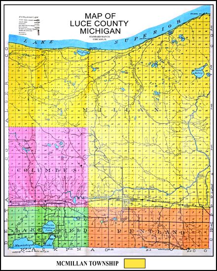 Michigan Map Of Townships Wanda Joscelin