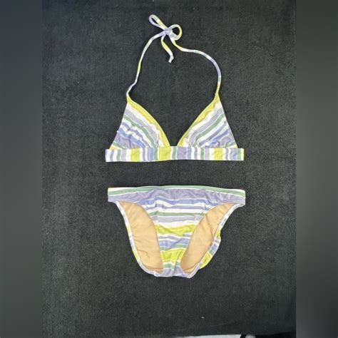 J Crew Swim J Crew Striped Bikini M Poshmark