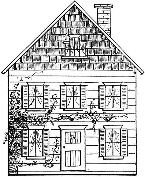 House Drawing 3d Drawing