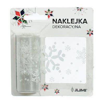 Наклейка для Окон Новогодняя Jumi Снежинки 7,6 См Х 2 М, Декоративные ...