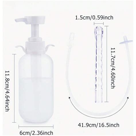 Anal Douche Enema Kit Anti Back Flow Vaginal Douche Cleaner Douche For Women Manual Pressure
