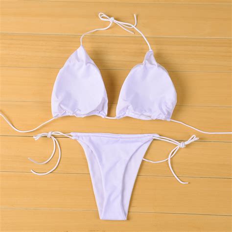 Swim Suit Bikini Sexy Twopiece Swimsuit Women S Push Up Bra Thong Underwear Set Shopee Philippines