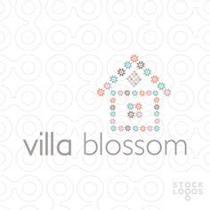 Logo inspiration for florists and gardeners. Villa Blossom - A ...