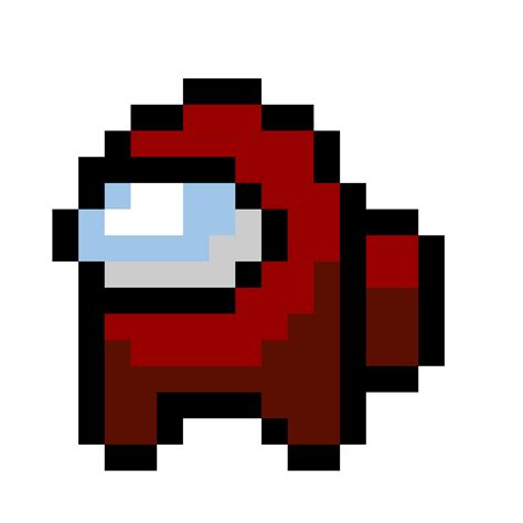 Among us pixel art