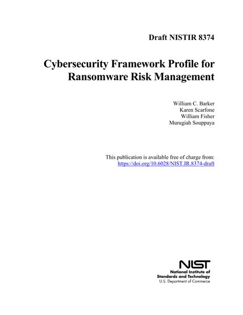 Nist Ransomware Risk Management Portfolio Security Blog Zartech