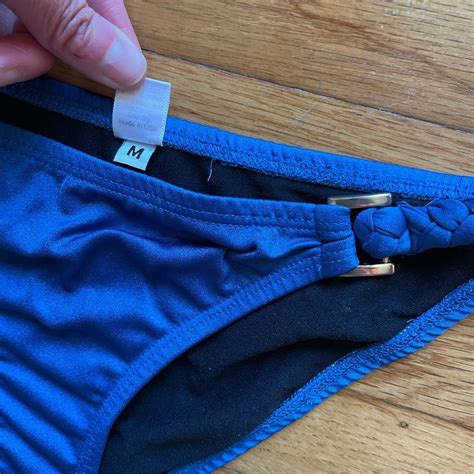 Zoe Bikini Blue Braid Triangle Top Bikini Gem