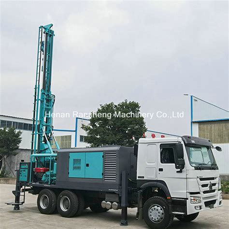 Deep Well Drilling Machine With Truck Truck Mounted Water Drilling Rig