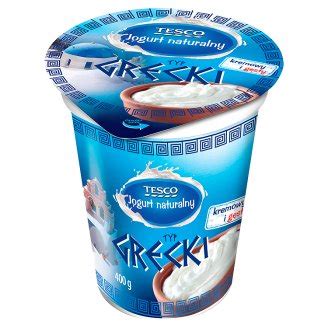 Ile Kalorii Ma Tesco Jogurt Naturalny Typ Grecki 400 G Tabele