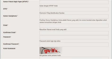 daftar efiling pajak  siapkan efin pajak