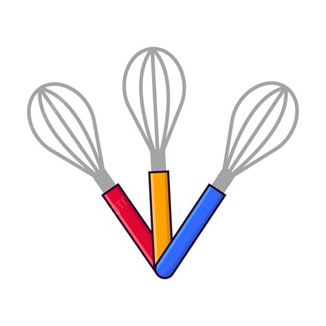 Whisk Clipart Transparent Png Hd Set Of Whisk Vector Illustration