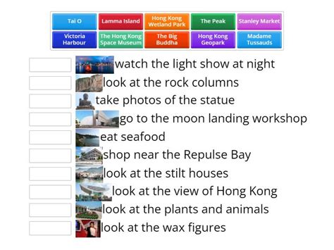 Set A Unit Tourist Attractions In Hong Kong Match Up