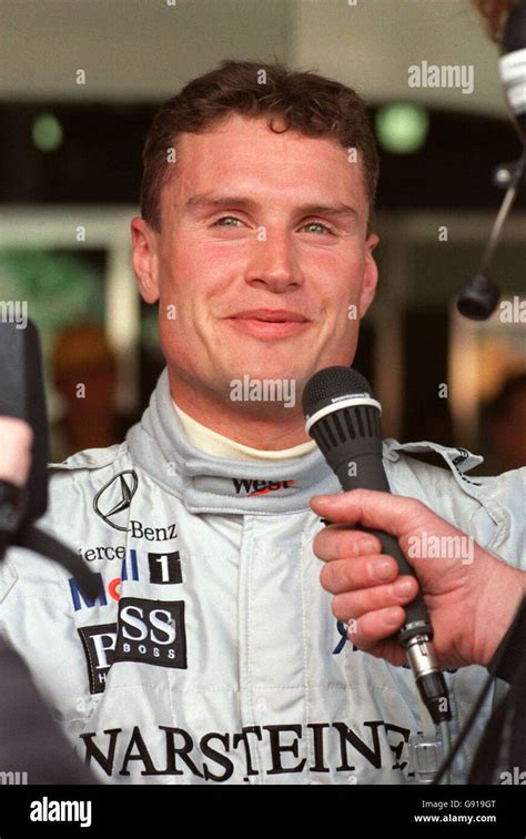 Formula One Motor Racing - Australian Grand Prix. David Coulthard Being ...