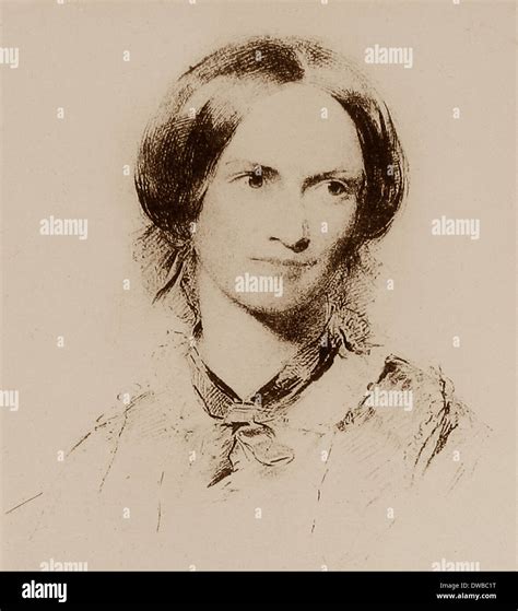 Charlotte Bronte Victorian Period Stock Photo Alamy