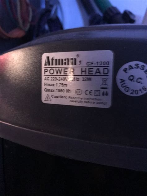 Atman CF1200 Filter Canister, Pet Supplies, Homes & Other Pet ...