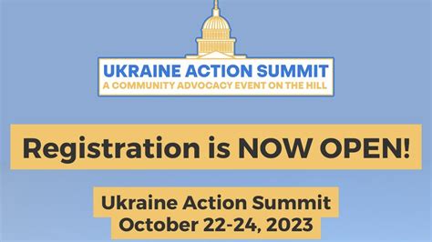UNWLA - Ukraine Action Summit (Fall 2023) - Washington, DC