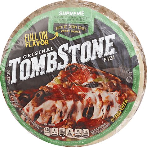 Tombstone Pizza Original Supreme 208 Oz Pizza Ingles Markets