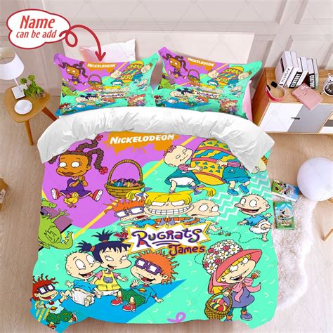 Personalized Rugrats Bedding Set Rugrats Birthday Party Etsy