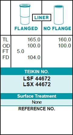 Гильзы цилиндра Teikin LSF44672 - Teikin арт. LSF44672 - купить по ...
