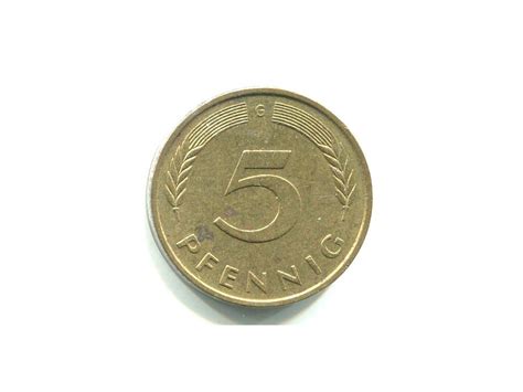 NĚMECKO. 5 Pfennig 1990/G - Numismatika Ostrava