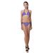 Ultra Violet Abstract Waves Custom Bikini Swimsuit Model S Id D