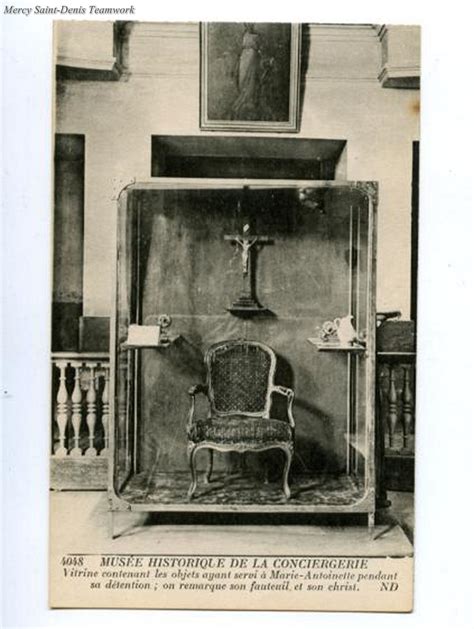 Vintage Photo Of A Few Relics Of Marie Antoinette From The Conciergerie