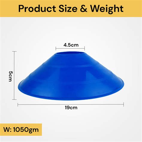 50pcs Sports Training Discs Ezonedeal