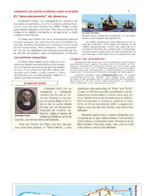 Conquista Del Actual Ecuador 1 Pdf