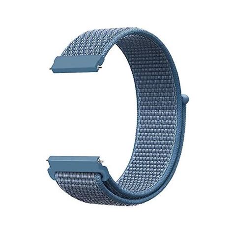 Antiimpacto Bracelete Loop Desportiva Para Haylou Solar LS02 Cape Blue