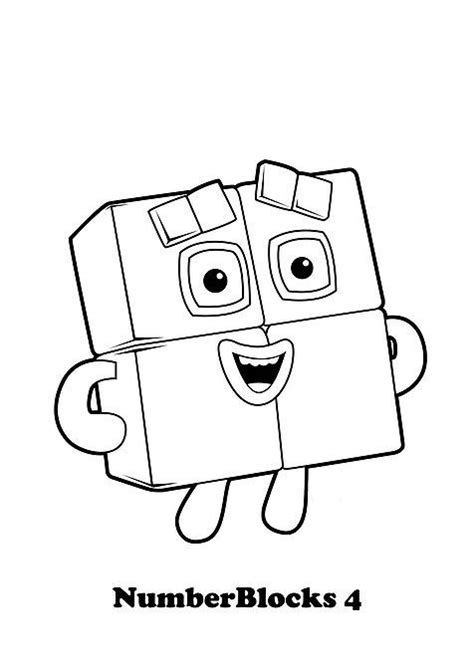 Numberblocks 13 Coloring Pages